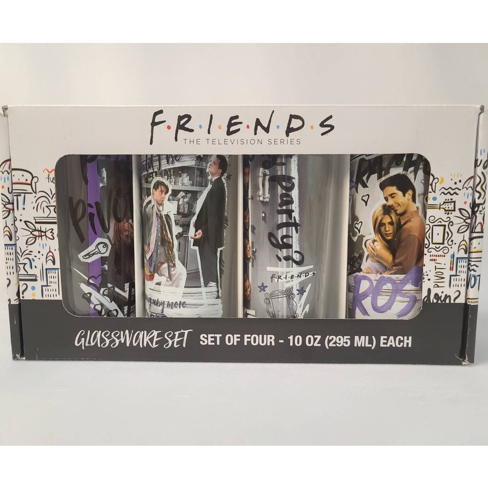 Friends Glassware Set of Four